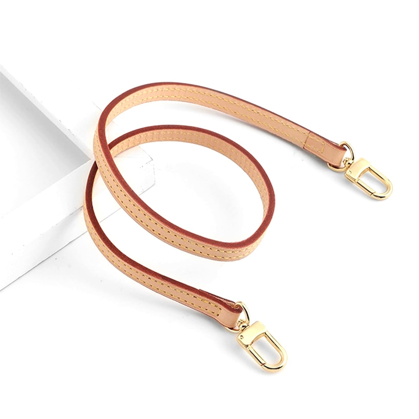 BEUDW Vachetta Leather Crossbody Strap for SPEEDY L V Handbag Replacement Shoulder Strap