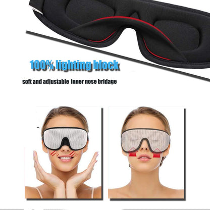 LEEKEN 3D Sleeping Eye Mask - 100% Lights Blockout Sleep Mask for Men Women, Cool Sports Fabric Eye Cover for Travel/Nap/Night Sleeping,Comfortable and Breathable… (mesh-Grey)