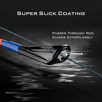 KastKing Superpower Braided Fishing Line, Low-Vis Gray, 80 LB, 300+27 Yds(8 Strands)