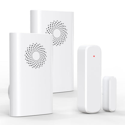 Wireless Door Sensor Chime, Door Open Alarm When Entry Business/Office/Store (500ft Range 51 Ringer Adjustable Volume) Home Alert Bell for Kid/Toddler Safety