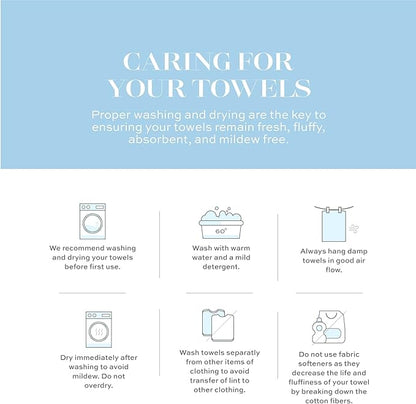 White Classic Luxury Lavender Hand Towels