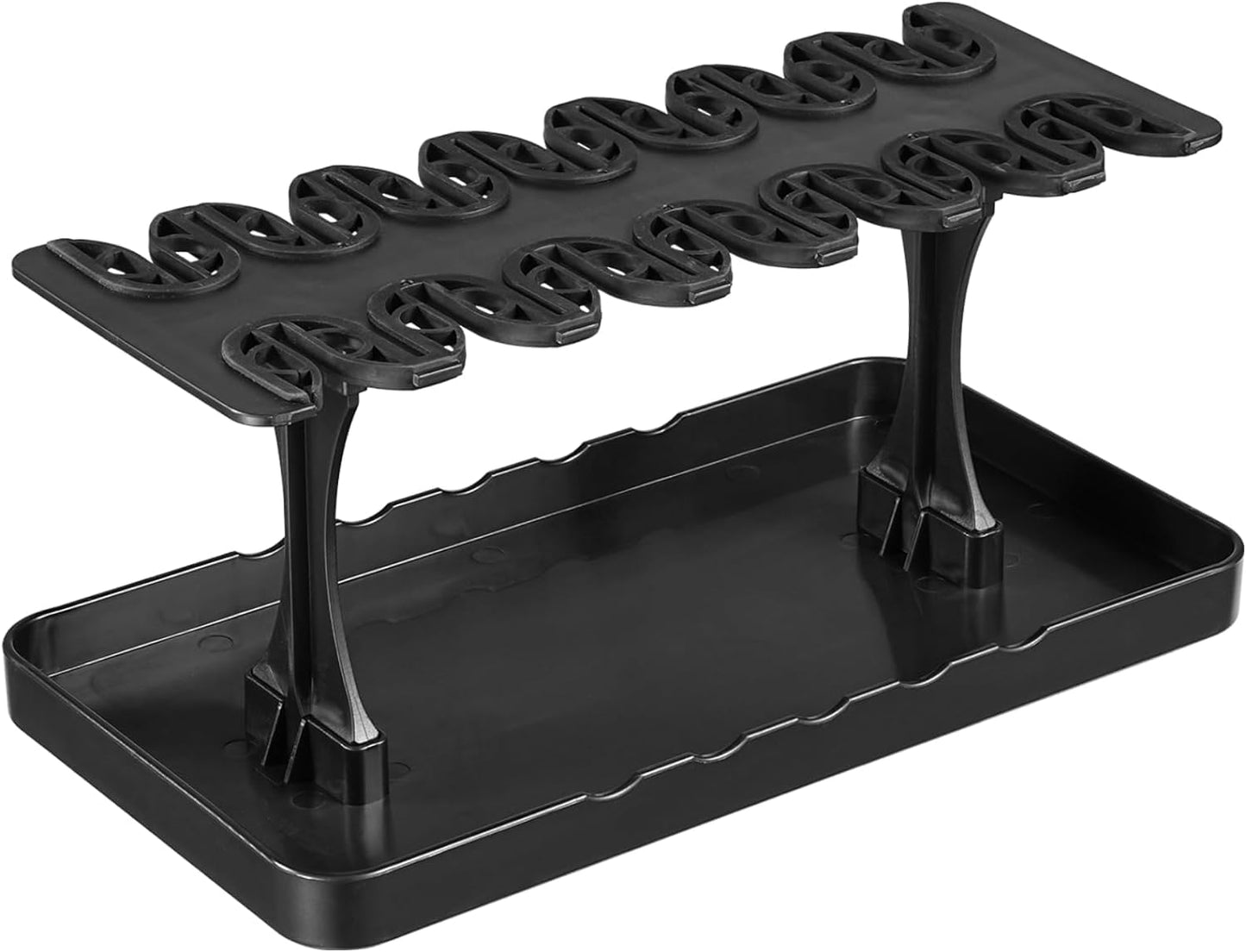 MIXJOY Artist Paint Brushes Drying Rack Holder Bristles Pointing Down Detachable Drawing Pen Brush Organizer Hanger Protection for Long Brushes Thick Acrylic Watercolor Brush Stand