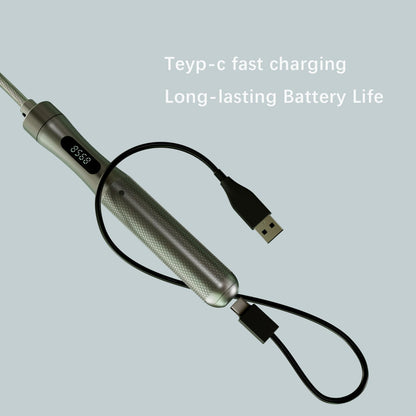 MOGOLD Jump Rope With Counter, Gray Aluminum Alloy Handle with PVC Cable