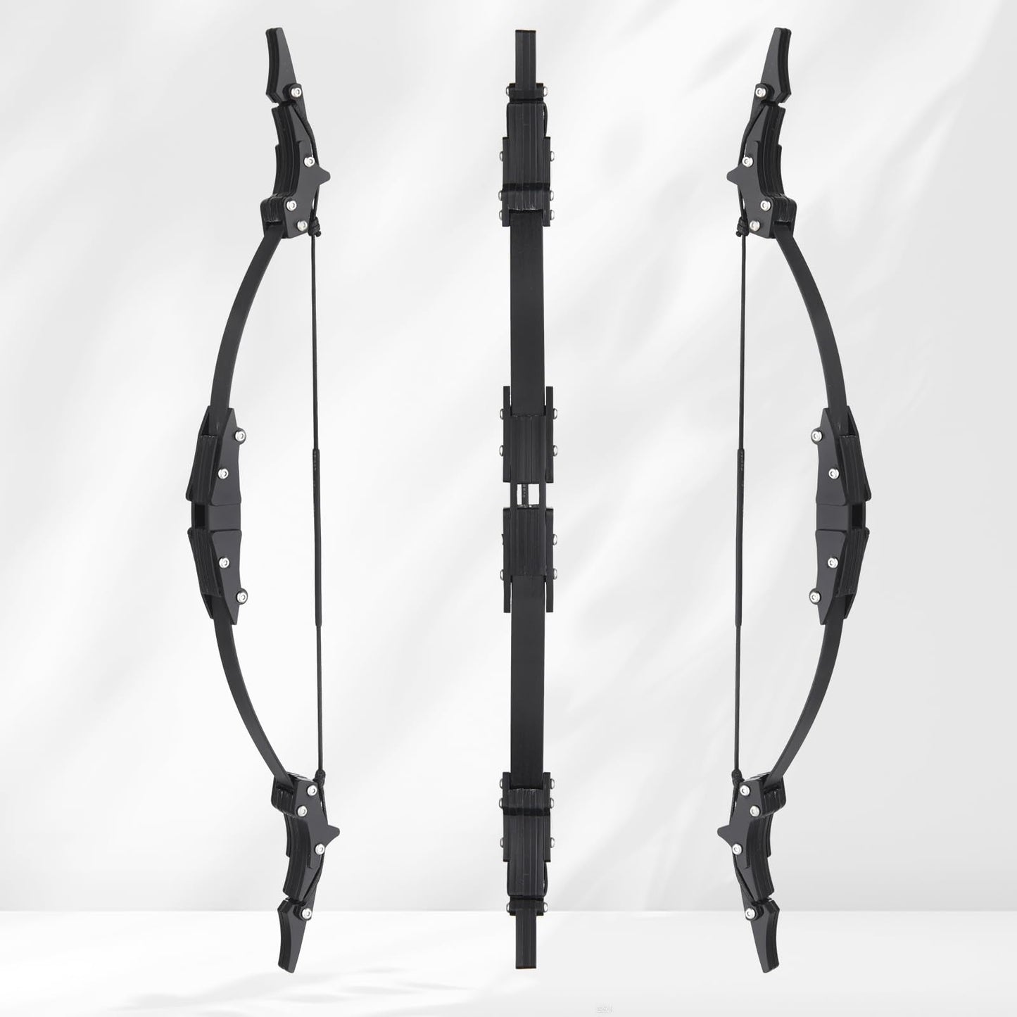 9.4inch Mini Lever Bow Recurve Bow Stainless Steel Includes 4 Arrows and Target Paper