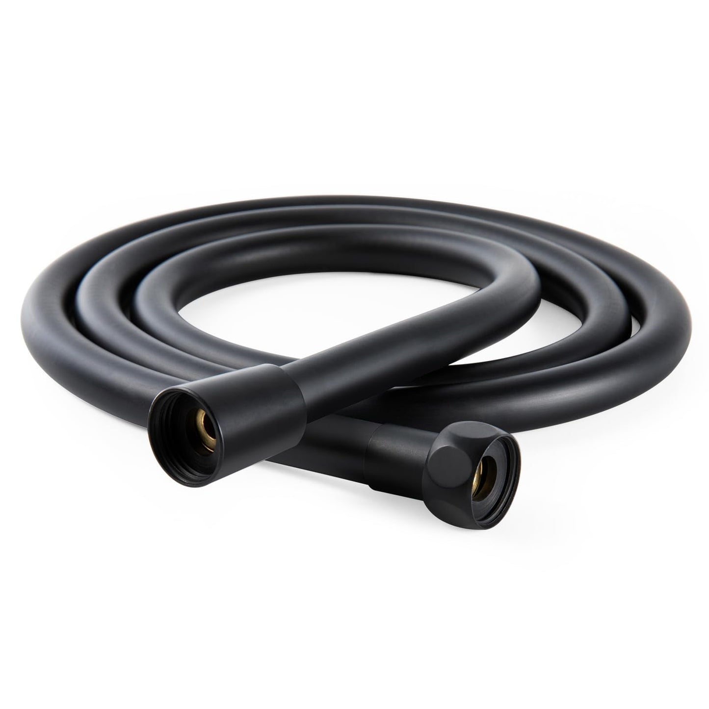 OFFO Ultra-Flex Shower Hose, Premium RV PVC Handheld Shower Head Hose Flex Hoses Extension with Brass Insert and Nut for Bathing Pet Bathing, 60 in Matte White