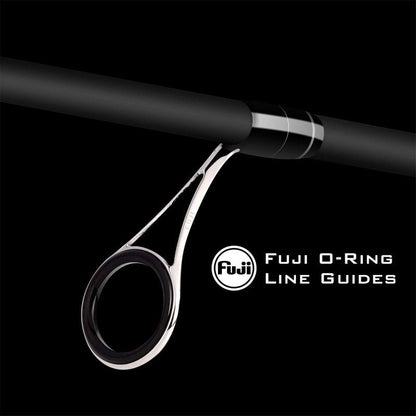 KastKing Perigee II Spinning & Casting Fishing Rods, Fuji O-Ring Line Guides, 24 Ton Carbon Fiber Casting and Spinning Rods - Two Pieces,Twin-Tip Rods