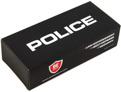 POLICE Stun Gun for Self Defense 800 Mini Rechargeable LED Flashlight Black