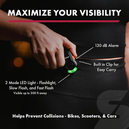 SABRE Runner Pepper Gel, Police Strength OC Spray, Adjustable 360° Reflective Hand Strap for Easy Carry & Access, 0.67 fl oz, 4X Longer Spray Time - Up to 13 Seconds, HPLC Tested, Reduced Blowback