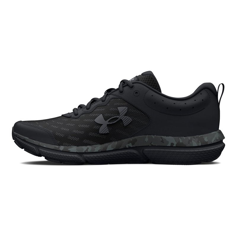Under Armour Men's Charged Assert 10 Camo, (001) Black/Black/Pitch Gray, 15, US