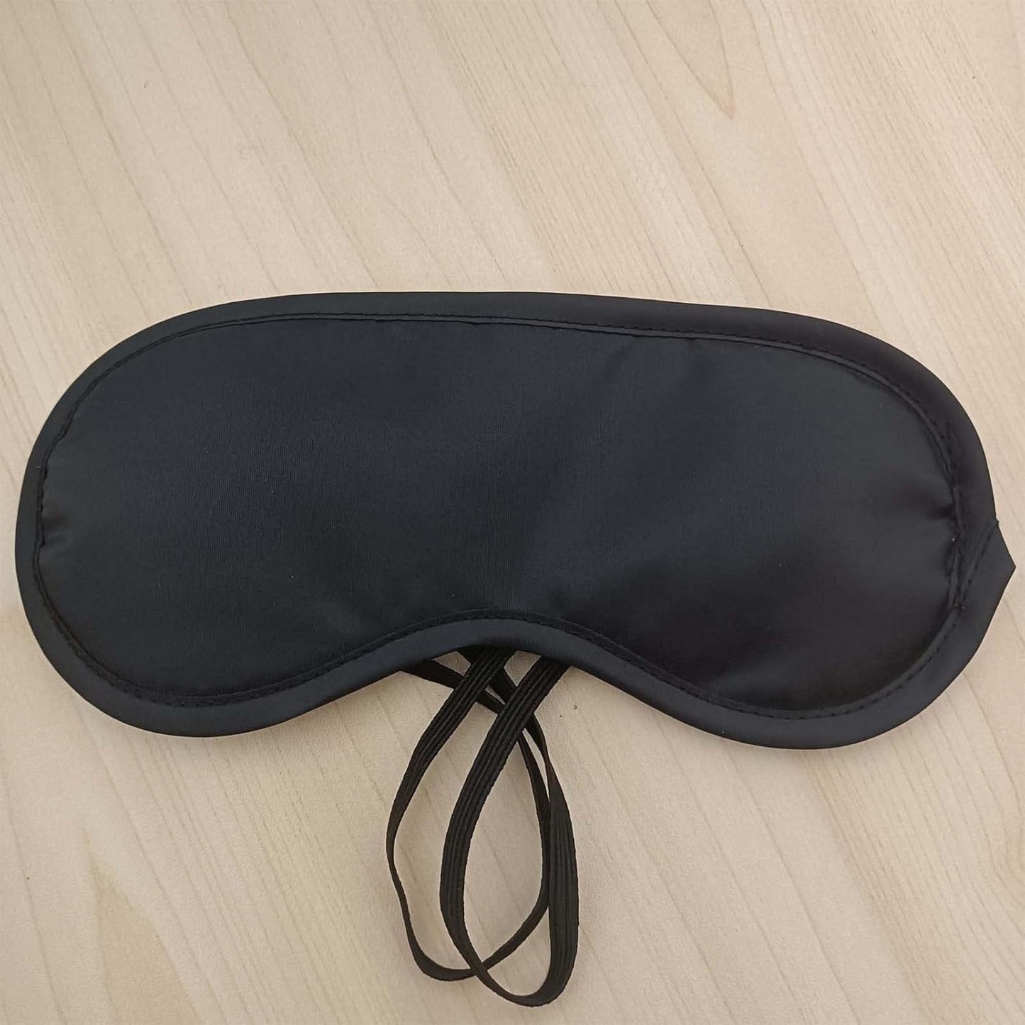 Medsuo 3pcs Comfortable Soft Sleep Eye Masks Shade Cover Lightweight Sleeping Blindfold for Men and Women, Suitable for Travel Sleep or Party Supplies (Black)