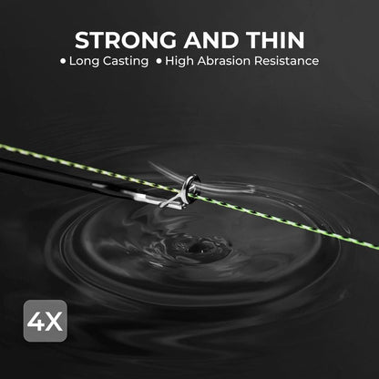 KastKing Superpower ColorShield Braided Fishing Line, Chameleon, 10LB, 300Yards, X4
