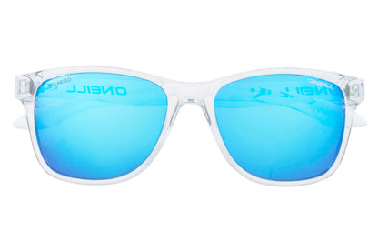 O'NEILL UV400 Offshore 2.0 Polarized Sunglasses for Men and Women, 55 Millimeters, Gloss Clear Crystal