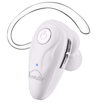 Bluetooth Headset, V5.0 Ultralight Wireless Headphone Cell Phone Earpiece with Mic Headsetcase,Volume Control, Handsfree Earbud,Compatible with Android/iPhone/Smartphones/Laptop