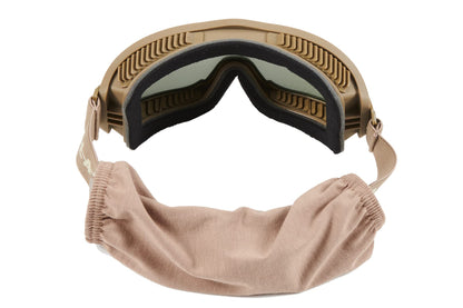 Lancer Tactical AERO Airsoft Tactical Safety Goggles ANSI Z87.1, 3mm Dual Pane Anti-Fog Lens for Hunting, Paintball, Cycling