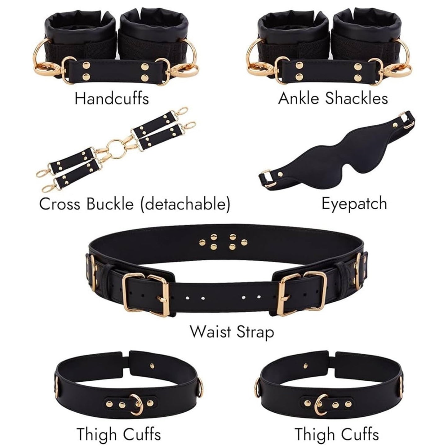 Women Belts Punk Thigh Harness Leather Waist Chain Goth Belt Leg Garter for Party Nightclub Accessoires(Red)