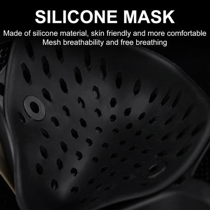 Half Masks Airsoft Paintball Scorpion Half Mask Protective Face Gears Tactical Shooting Cosplay Man (Black)