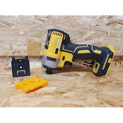 StealthMounts Tool Holder Compatible with DeWalt 20v/60v (4 Pack) - Yellow | StealthMounts Locking Tool Mounts | Made in The UK