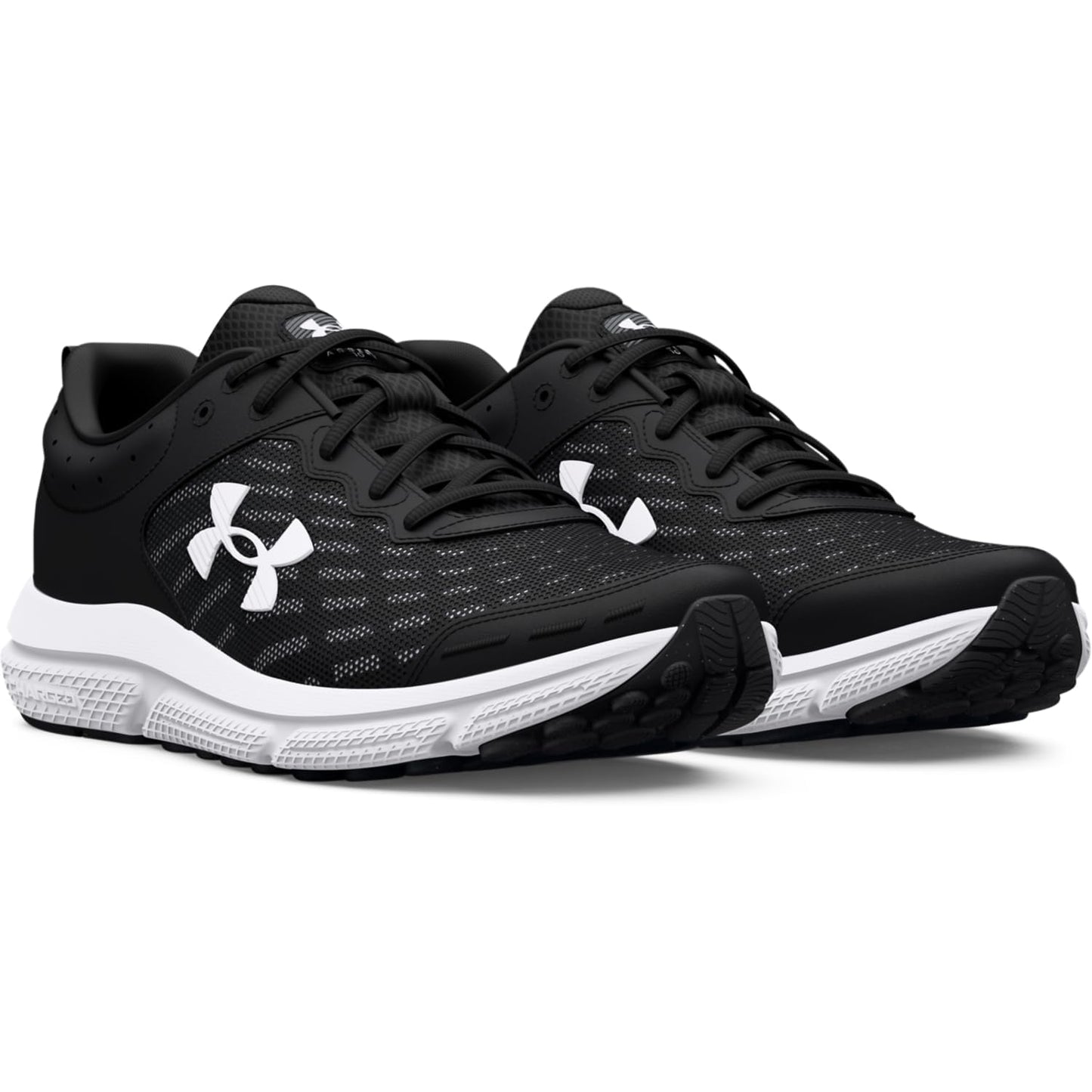 Under Armour Men's Charged Assert 10, (001) Black/Black/White, 16.5, US