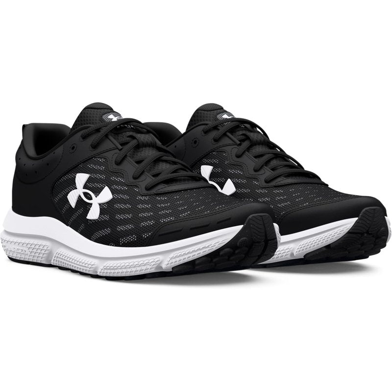 Under Armour Men's Charged Assert 10, (001) Black/Black/White, 7.5, US