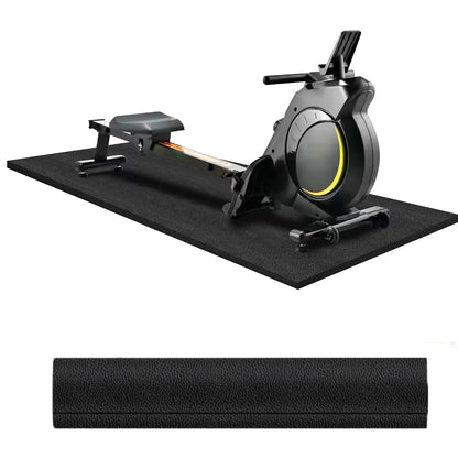 Treadmill Rowing Machine Mat for Carpet Floors 84x36,Adapted to Yosuda Rowing Machine,1/4 Thick Mat for Hardwood Floors, for Under Treadmill on Carpet,Exercise Equipment Mat,Noise Shock Absorption