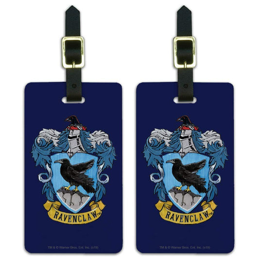 Harry Potter Ravenclaw Painted Crest Luggage ID Tags Carry-On Cards - Set of 2