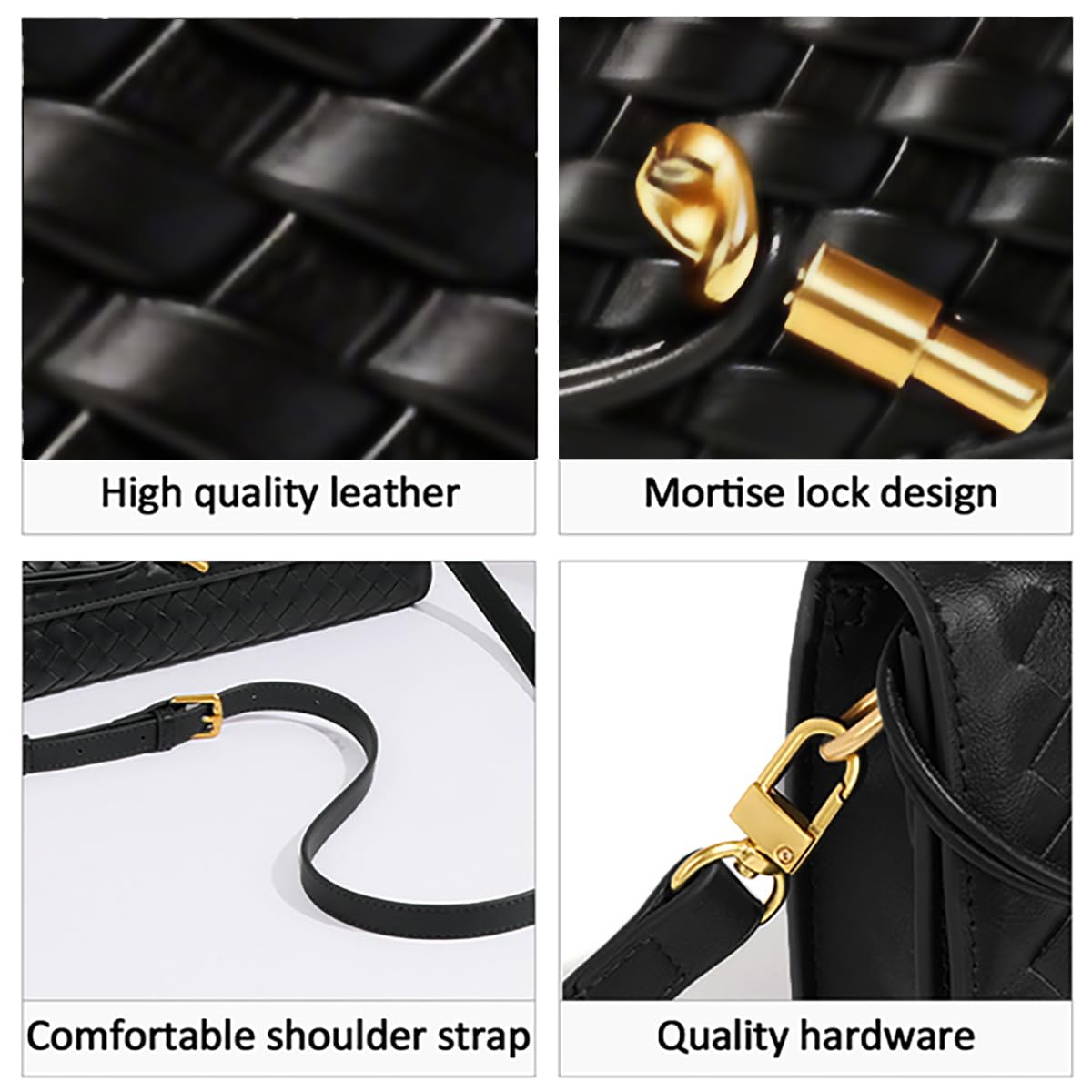 BaiYouDa Evening Clutch Purse for Women Casual Fashion Satchel Shoulder Handbag Vegan Leather Crossbody Bags Dark Green