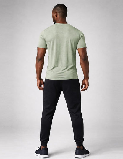 5 Pack Men’s Active Quick Dry Crew Neck T Shirts | Athletic Running Gym Workout Short Sleeve Tee Tops Bulk (Set 10, X-Large)