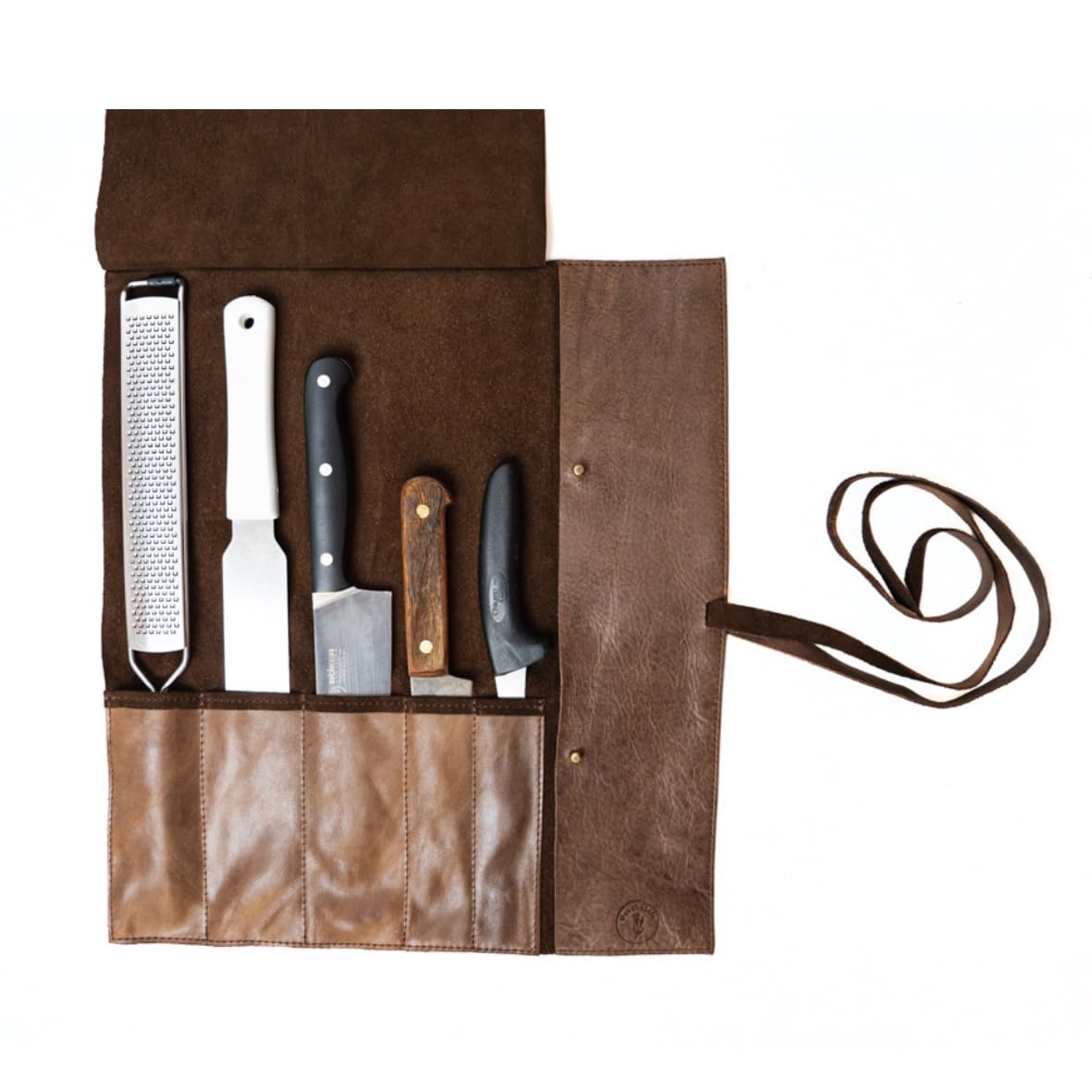 GauchoLife Leather Chef Roll (Leather, Brown)