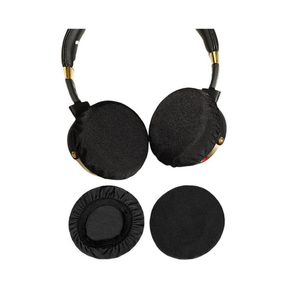 HAOQUOOU 2 Pairs Headphone Earpad Covers，Replacement Earpads Cushions， Headphone Sweat Covers Washable and Stretchable Ear Pads Protectors for Gym Libraries, Studying Gaming (9-11 cm)