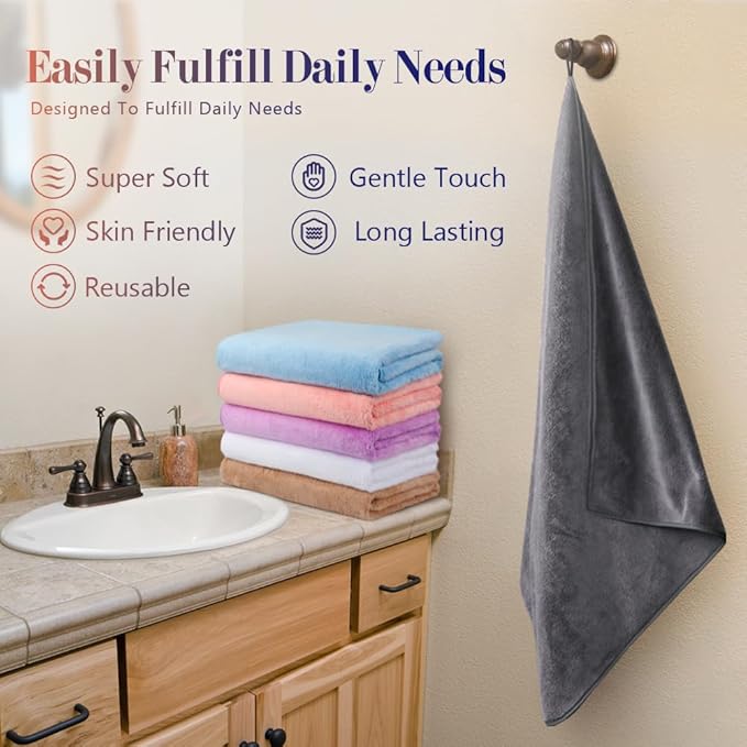 Orighty Bath Towels Pack of 6