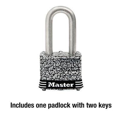 Master Lock 3SSKADLF Stainless Steel Outdoor Padlock with Key, 1 Pack