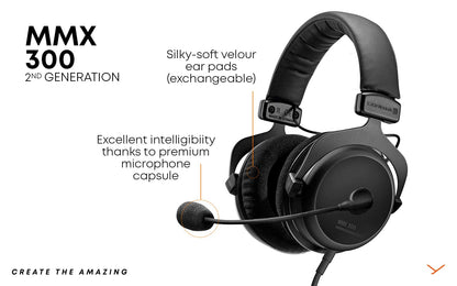 beyerdynamic MMX 300 (2nd Generation) Premium Gaming Headset