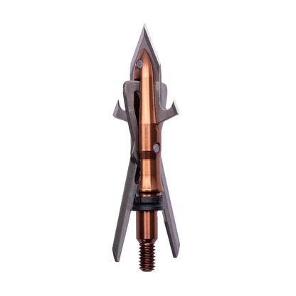 RAGE X-treme Turkey Mechanical Broadheads 100 Grain 2-Blade Shock Collar USA (2-Pack)