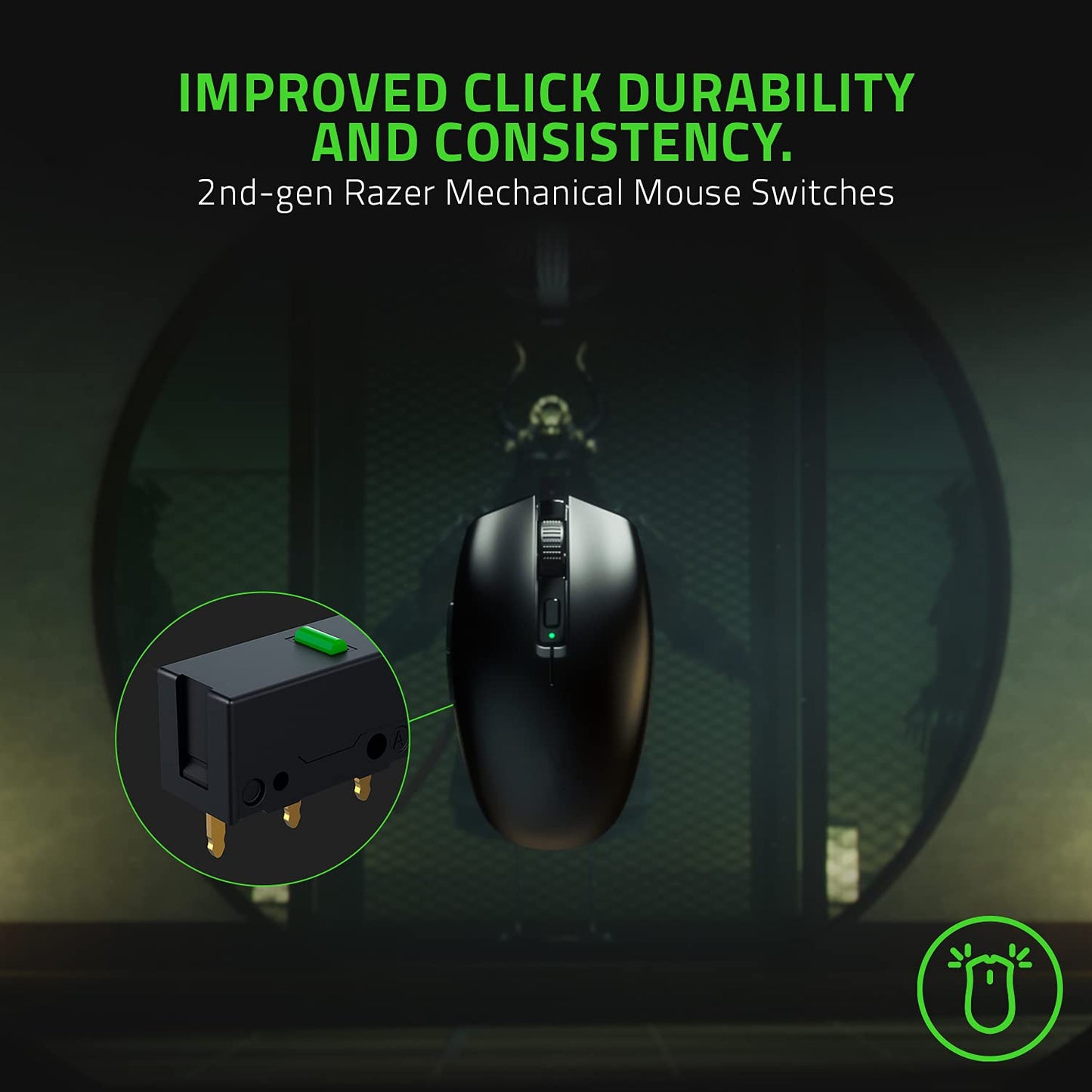 Razer Orochi V2 Mobile Wireless Gaming Mouse: Ultra Lightweight - 2 Wireless Modes - Up to 950hrs Battery Life - Mechanical Mouse Switches - 5G Advanced 18K DPI Optical Sensor - White