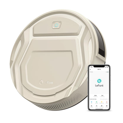 Lefant M210 Pro Robot Vacuum, Slim Quiet, 3 Adjustable Suction Levels, 6 Modes, Robot Vacuum Cleaner for Pet Hair, Hard Floors & Low Carpets, Self-Charging, WiFi/App/Alexa Control, Gray