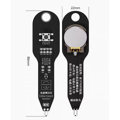 Inductance Tester, Motherboard Coil Tester, Electronic Circuit Board Inductor Detector Repair Fault Detection Tool, Electromagnetic Induction Circuit Board Quick Fault Check Tool, for PC Phone Repair