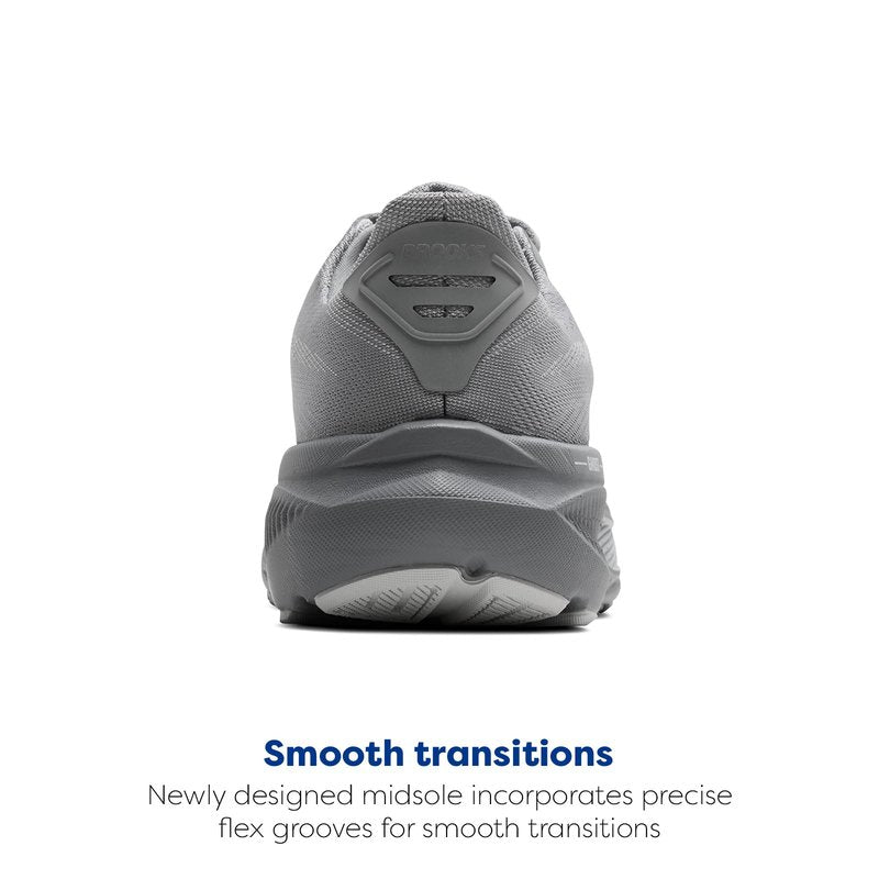 Brooks Men’s Ghost 17 Neutral Running Shoe - Primer Gray/Oyster Mushroom - 10.5 Medium