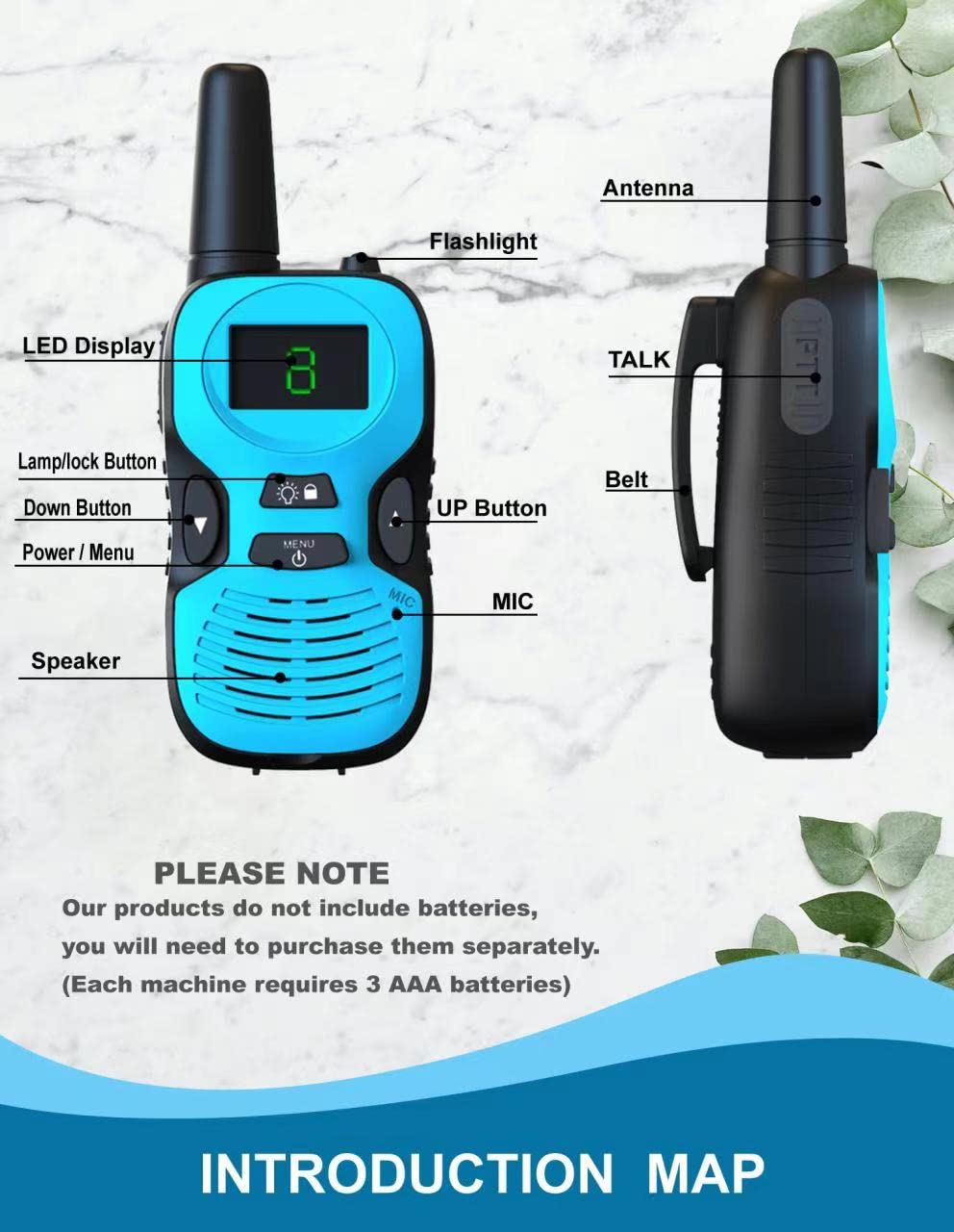 Walkie Talkies for Kids Long Range - 4 Pack Kid Walkie Talkies with Replaceable Shell Backlit LCD Flashlight 3 Miles Range - Gifts and Toys for 5-7 Year Old Boys and Girls
