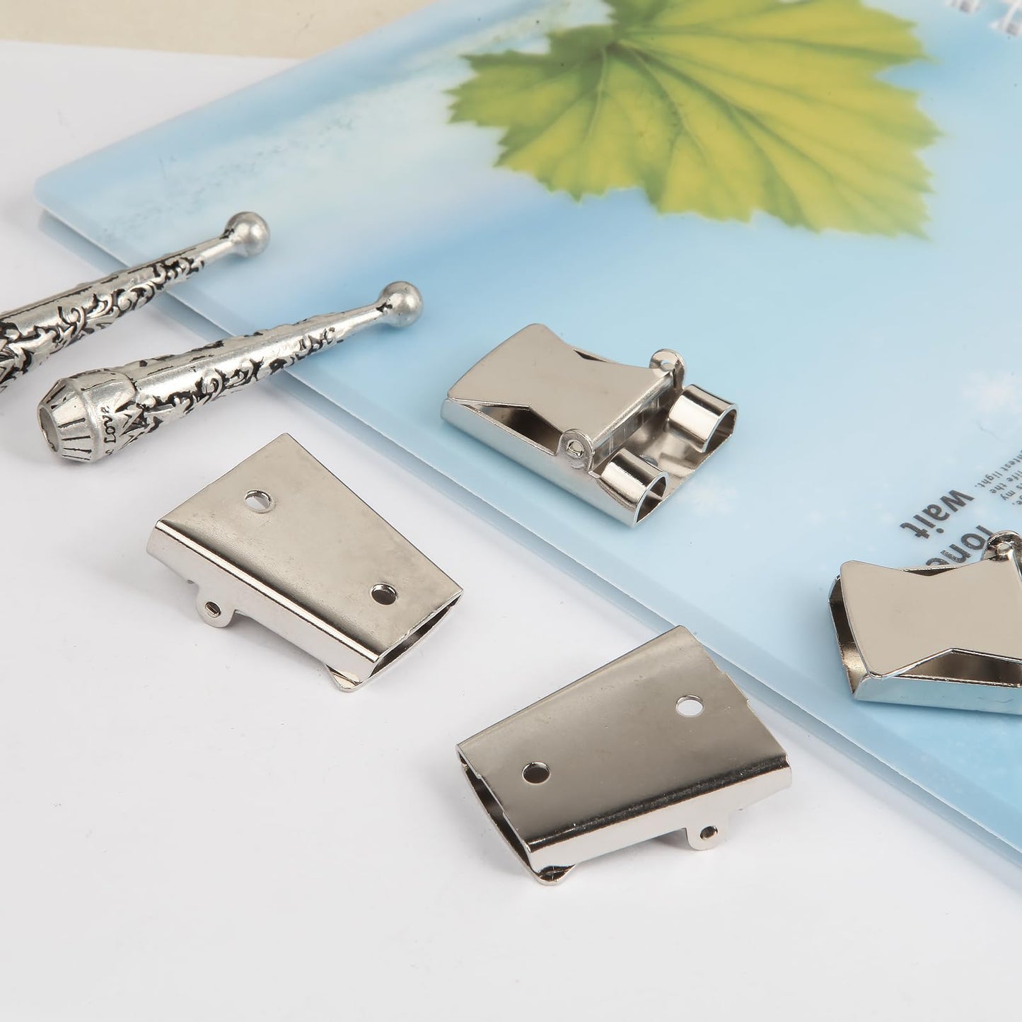 Doitby Bolo Tie Kit with 3 Bolo Tie Slides and 6 Bolo Ties Tips for Tie Making