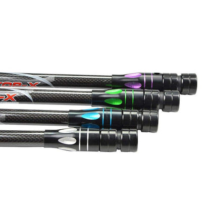 HNZMDY 10 Inch 12 Inch 15 Inch Archery Bow Stabilizer Balance Bar Rod Side Rod Carbon Fiber Stabilizer Dampen Weight for Compound Bow Recurve Bow Accessory (Silver, 12 Inch)