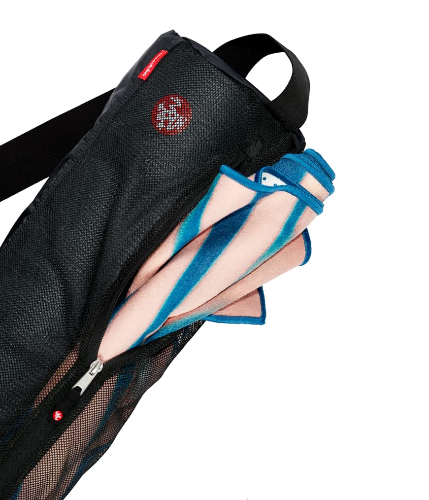 Manduka Breathe Easy Full Zip Yoga Mat Carrier Bag – With Pocket, Adjustable Strap, Suitable for Most Yoga Mats