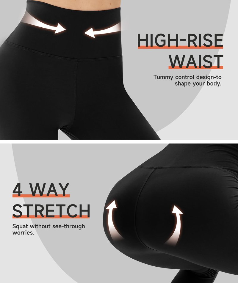 GAYHAY High Waisted Capri Leggings for Women - Soft Yoga Pants for Running Cycling Workout Purple Nebula