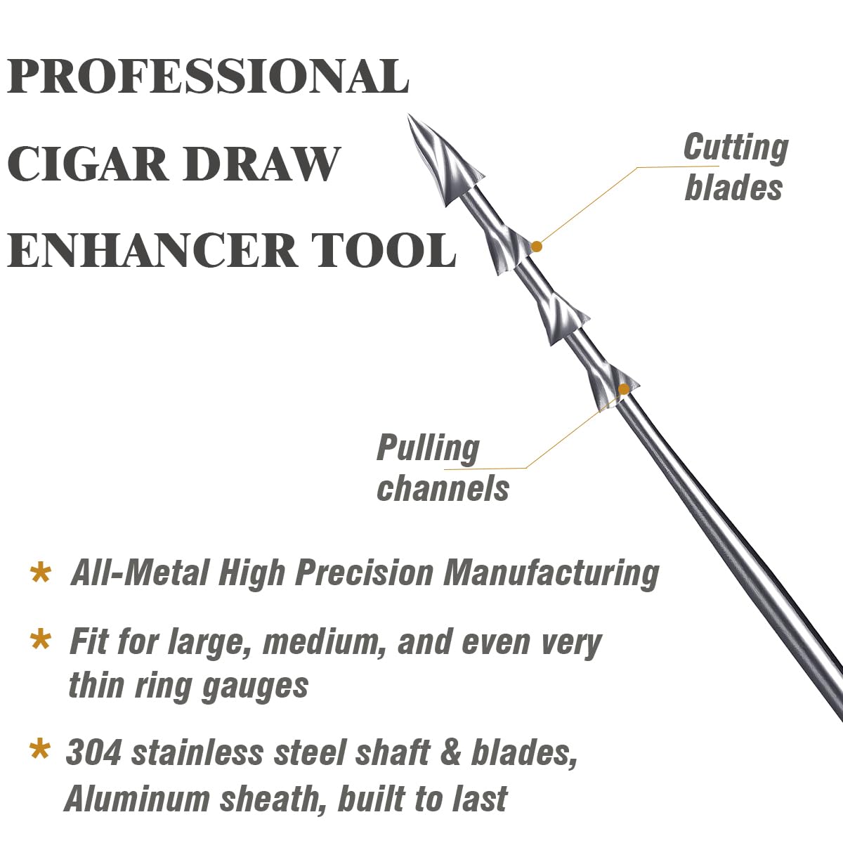 Oxcearly Draw Enhancer Tool and Nubber - Professional High-Precision Punch Tool - Travel Accessories Gift for Men and Women, Fits All Size