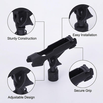 OHiZVZV 2 - Pack Kayak Rod Holder, Fishing Rod Holders for Boat, Essential Kayak Fishing Accessories & Fishing Accessories