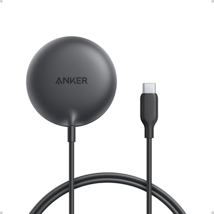 Anker Zolo Magnetic Wireless Charger, 2-Pack Qi2 Certified 15W MagSafe-Compatible Wireless Charging Pad, for iPhone 17/16/15/14/13 Series, AirPods, and More (Not for Pixel, Adapter Not Included)