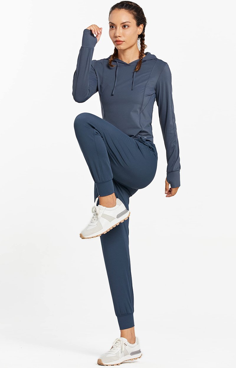 Libin Joggers for Women Tall/Regular/Petite Dance Sweatpants Athletic Workout Trousers Pants Tapered Casual Teacher Yoga Pants for Running Golf Work Cloths, Navy Blue XS
