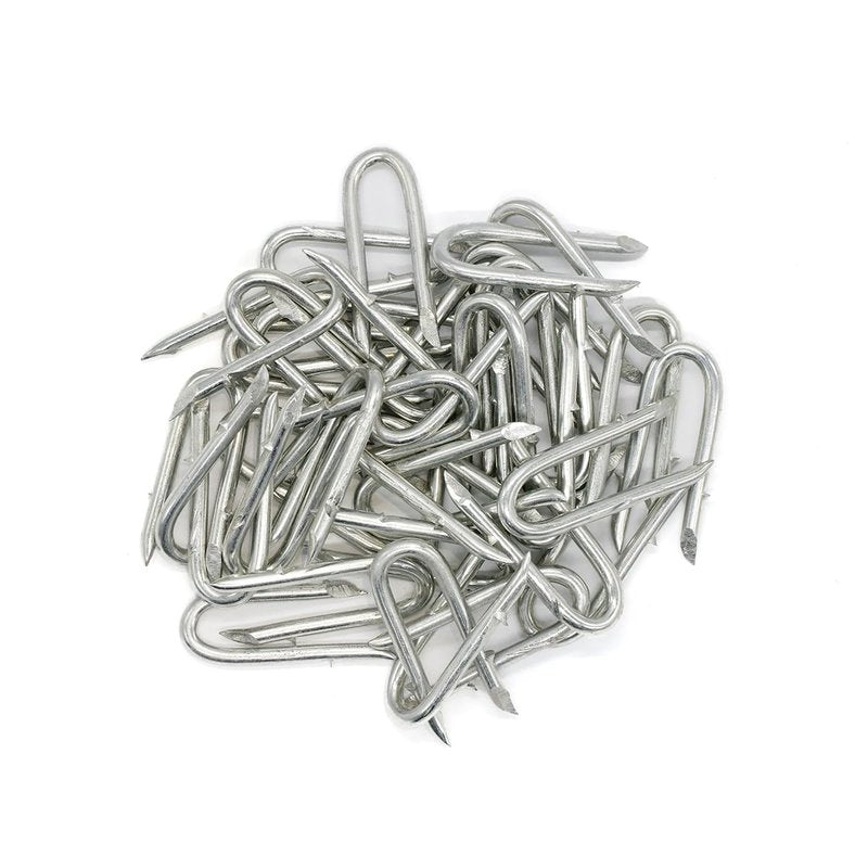 HENGTONG Galvanized Steel U-Shaped Fencing Staples for Mesh Fencing 400pcs