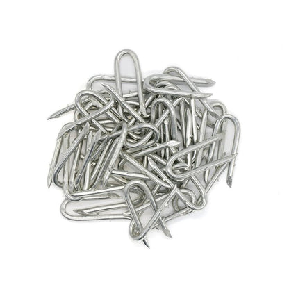 HENGTONG Galvanized Steel U-Shaped Fencing Staples for Mesh Fencing 400pcs