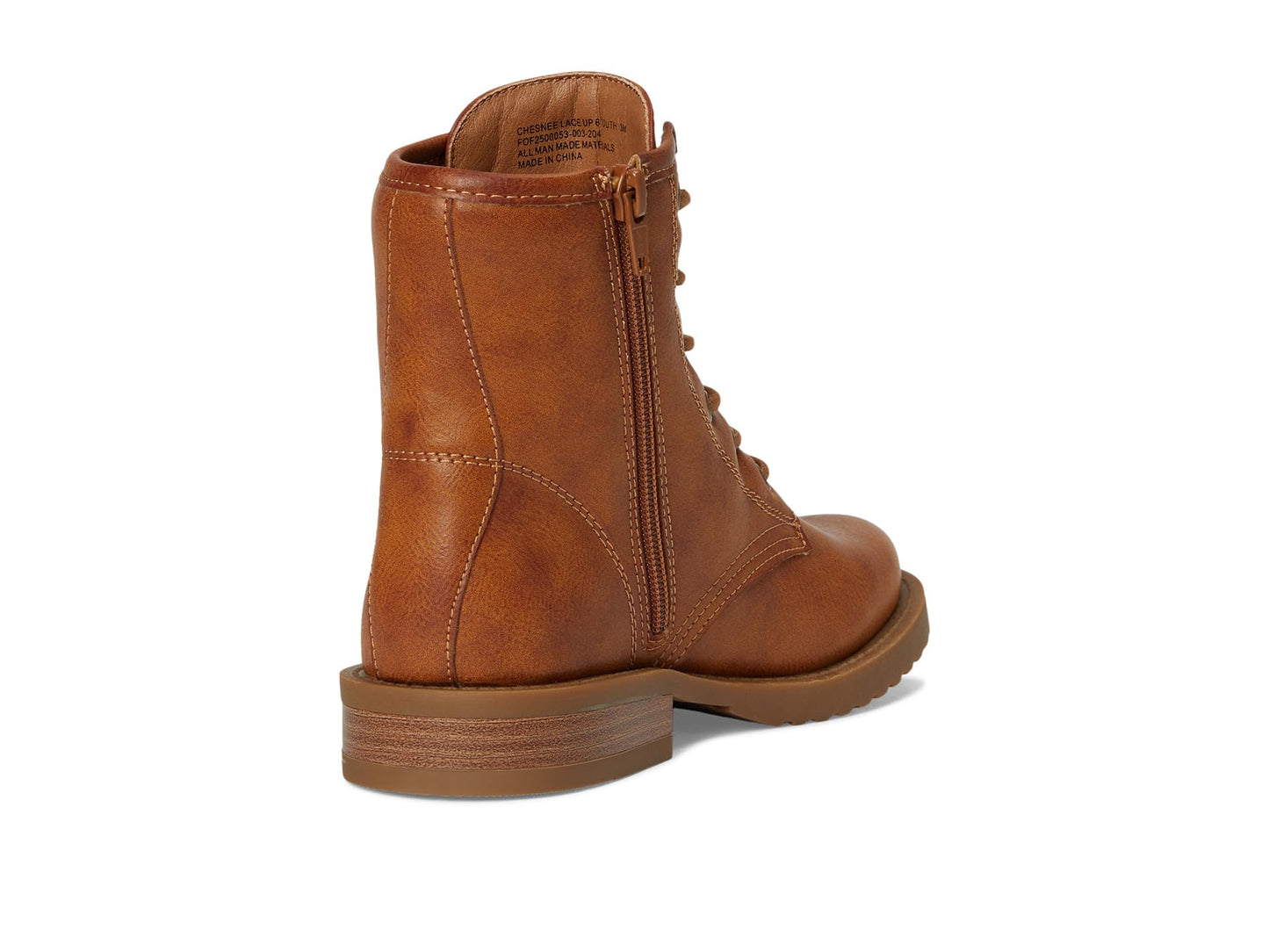 FRYE AND CO. Girls Chesnee Lace-Up 6 (Little Kid/Big Kid) Caramel 5 Medium Big Kid