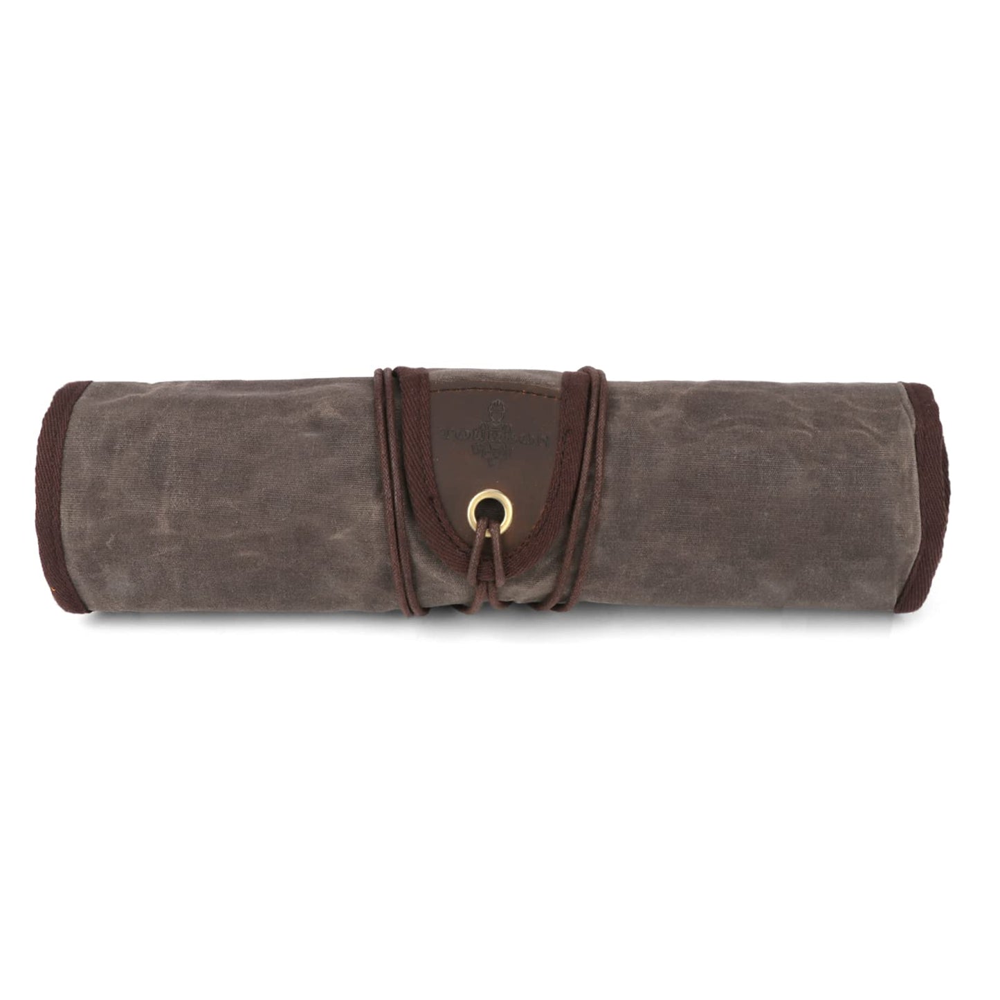 TOURBON Waxed Canvas Tool Roll Up Bag, 25-Pocket Wood Carving Chisel Carrying Case, Multi-Purpose Tool Pouch with Zipped Compartments